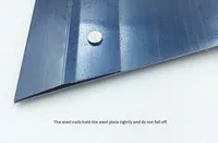 Outil de construction de poignée en bois de panneau de grattoir de plancher d'acier inoxydable de catégorie industrielle Offre Spéciale pour la colle en plastique de plancher de sport