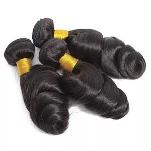 Les cheveux humains de qualité supérieure peuvent être redressés <span class=keywords><strong>et</strong></span> bouclés <span class=keywords><strong>bien</strong></span> Offre Spéciale <span class=keywords><strong>pas</strong></span> <span class=keywords><strong>cher</strong></span> 12a paquets de cheveux humains en gros de cheveux vierges à vague lâche - Product Image 3