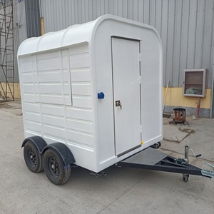 Custom Two-Horse Trailer Coffee Kiosk Multifunctional Mobile Cart for Street Snacks and Beverage Vending - Product Image 5