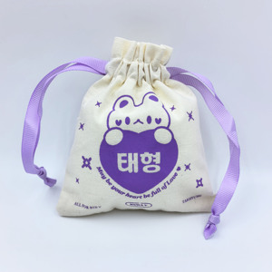 Small Cotton Canvas Draw String Muslin Bags Linen Bag Sachet Gift Pouch for Party Home Supplies - Product Image 2