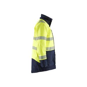BLAKLADER - 452715343389XXXL Parka de invierno Multinorm Hi-vis Amarillo/Azul marino-EAN 7330509823484 ROPA DE TRABAJO RESISTENTE A LLAMAS - Product Image 3