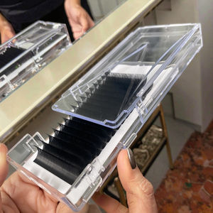 מגש עפעף קשמיר 0.03 05 07 מגה נפח פרטי התווית יחיד cilia 5-25 מ "מ הסיטונאי כהה מט קשמיר הארכת קשמיר - Product Image 1