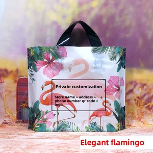 Sacs fourre-tout haut de gamme en LDPE pour emballage cadeau, vêtements, boutique de mode, impression de logo personnalisé, modè<span class=keywords><strong>le</strong></span> 02 Yiwu pour chaussures et vêtements - Product Image 2