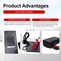 Chargeur de batterie au lithium d'origine XILIN pour transpalette électrique CBD15, entrée 100-240V, 29.4V 6A, IP20