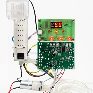 Compact heating system with heater PCB control and pump