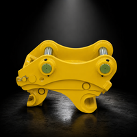Attache rapide hydraulique mécanique à double vérin pour excavatrice, avec fonction d'inclinaison, pour excavatrices de 20 à 52 tonnes, diamètre de goupille de 80 à 120 mm