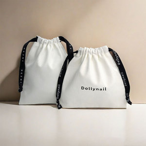 Wholesale Eco Friendly Promotion <b>Personalised</b> Custom Organic Cotton Jewelry <b>Gift</b> Pouch Canvas Drawstring <b>Bag</b> - Product Image 6