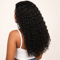 Extensions de cheveux humains indiens Remy, tissage double machine, 95-105g, couleur naturelle