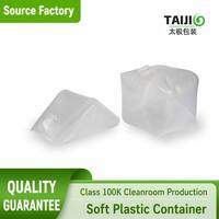 Cubitainer/Politainer pliable en plastique de 5 L de qualité alimentaire pour sauce, huile, vinaigre, épices, lait, vin