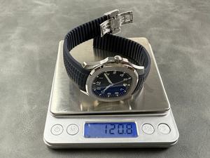 Montre mécanique de luxe étanche de qualité supérieure 42 mm DDF Factory Mouvement ETA 330 5168 Poids 120g Montre PP bleue - Product Image 5