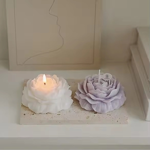 Velas Aromáticas Personalizadas para Decoración del Hogar, Velas de Lujo con Forma de Flor de Peonía, Velas Aromáticas al por Mayor - Product Image 5