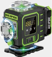 Niveau laser 4D pour sols, télécommande, 16 lignes multiples, vert, prix bas, vente directe d'usine
