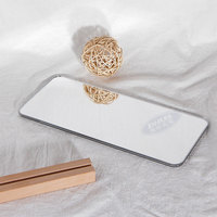 Autocollant de miroir acrylique amovible auto-adhésif Feuille de miroir acrylique Miroir carré latéral en plastique