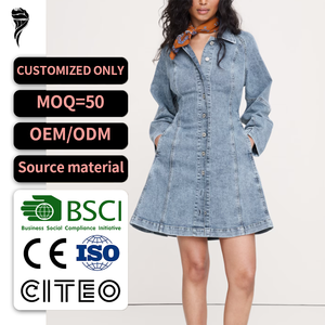 green emerald velvet dress Sweet Denim Corset Flare Mini Dress main image 1