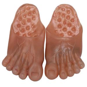 Scarpe Divertenti con Stampa <span class=keywords><strong>Hulk</strong></span> per Feste di Halloween, Calzature a Punta Tonda in PVC, Tendenza Moda Estiva - Product Image 5