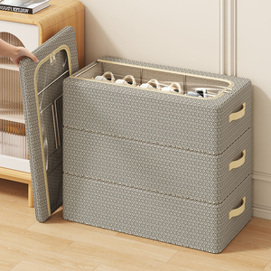 Boîte de rangement à chaussures moderne pour la maison, pliable, sans installation, avec système de verrouillage, cadre en acier épaissi, organisateur de chaussures sous le lit - Product Image 4