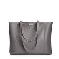 Sac fourre-tout pour femme de grande capacité, en cuir véritable, fermeture à glissière, doublure en polyester, haute qualité, usage quotidien