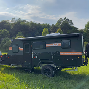 2024 Ecocampor 15 FT Travel Trailer Tôle galvanisée Campeur hybride tout-terrain avec <span class=keywords><strong>lit</strong></span> <span class=keywords><strong>superposé</strong></span> Ouverture latérale 4x4 Truck Usage Sale - Product Image 2