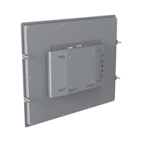 Moniteur industriel extérieur de 17 pouces, large écran, sans ventilateur, étanche IP65, boîtier en aluminium, lisible en plein soleil, écran FHD