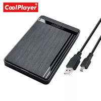 Boîtier de disque dur externe 2,5 pouces 1 To SATA USB 2.0 haute vitesse en plastique pour serveur
