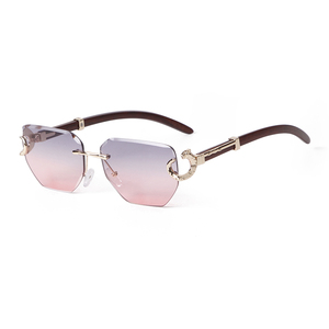 Gafas de Sol STORY STY8102A Sin Montura, <span class=keywords><strong>Lentes</strong></span> con Corte de Diamante de Diseño, Gafas de Sol Poligonales de Moda <span class=keywords><strong>para</strong></span> <span class=keywords><strong>Hombre</strong></span> y Mujer - Product Image 4