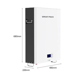 แบตเตอรี่ลิเธียมติดผนัง 48V 200ah ระบบกักเก็บพลังงาน 10 กิโลวัตต์ชั่วโมง สำหรับระบบโซลาร์เซลล์ - Product Image 2
