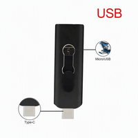 Logo Kustom Otg Metal Usb 2.0 Flash Disk 8g 16g 32gb 64gb 128Gb Pendrive Memoria USB Stick Penyimpanan Disk Usb Flash Drive Tipe c