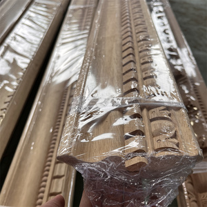 BAIYI WOOD Cornice Decorativa Tradizionale Antica per Porta, Modanatura a Corona, Cornici in <span class=keywords><strong>Legno</strong></span> Intagliato Non Finito Liscio - Product Image 5