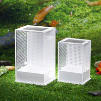 ODM&OEM Mini Hôtel à Insectes en Acrylique pour l'Élevage et l'Exposition, Style Antique, Petit Terrarium pour Animaux, Boîte de Ventilation, Emballage