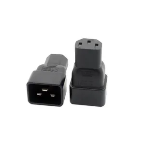 Adaptateur d'alimentation ca IEC 320 C20 à IEC 320 C13 pour Pdu 10A 250V