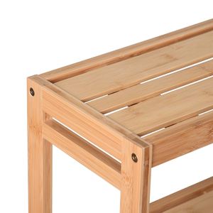 Free Standing Multipurpose Custom Bamboo Bathroom Shelves Plant Stand <b>Storage</b> <b>Racks</b> Shelving Units Living Room Bedroom Organizer - Product Image 6