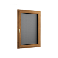 Ventanas Abatibles de Aluminio de Estilo Europeo Moderno, Doble Acristalamiento, Impermeables, Insonorizadas, Resistentes a Huracanes, Personalizadas para Exteriores