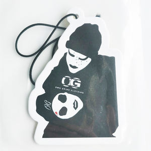 Ambientador de coche de papel de algodón personalizado de alta calidad diseño colgante con diferentes formas y opciones de aroma - Product Image 4