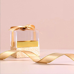 Bao Bì Sản Phẩm Hạt Cà Phê Acrylic Sáng Tạo Tùy Chỉnh Quà Tặng Nơ Thủ Công Hộp Giấy Kẹo Sô Cô La - Product Image 2