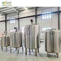 Cuve de fermentation de bière de brewzilla de navire de stockage de fermenteur de réservoir de mélange 1000L avec l'agitateur à vendre