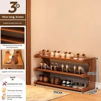 Meuble à chaussures multicouche en bois grande capacité, étagère de rangement pour chaussures, organisateur de chaussures pour entrée et couloir, mobilier d'intérieur pour la maison