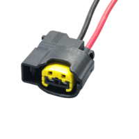 Konektor Koil Pengapian 2 Pin Female Plug Pigtail Kabel Harness Mobil 49093-0211 untuk HYUNDAI KIA