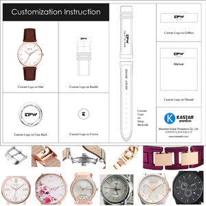 OEM Benutzerdefiniertes Logo Einzigartige Form Design Uhren für Frauen Shenzhen Armbanduhren Hersteller - Product Image 5