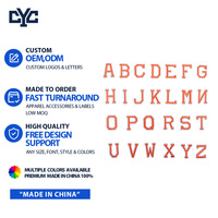 Parches de Letras Inglesas Adhesivos Coloridos Bordados OEM, Juego de Parches Termoadhesivos de la A a la Z para Manualidades de Ropa