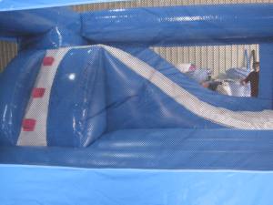 Château gonflable en forme de poisson marin avec toboggan pour location commerciale lors de fêtes - Product Image 5