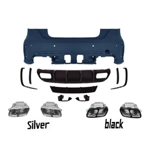 Kit de pare-chocs pour Mercedes-Benz <span class=keywords><strong>Classe</strong></span> <span class=keywords><strong>A</strong></span> W176 <span class=keywords><strong>AMG</strong></span> <span class=keywords><strong>A45</strong></span>, comprenant un ensemble de pare-chocs avant avec calandre et diffuseur arrière - Product Image 5