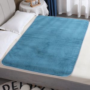 Coussin d'<span class=keywords><strong>incontinence</strong></span> pour adultes en polaire de lait - Antidérapant, imperméable, <span class=keywords><strong>lavable</strong></span> |   Tapis de soins d'hiver doublé de polaire pour personnes âgées <span class=keywords><strong>Protection</strong></span> contre les fuites - Product Image 1