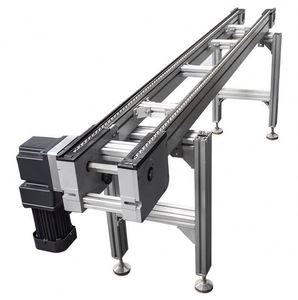 Stainless Steel New Dual-Speed Chain Conveyor Electric Motorcycle Assembly Line Pallet Conveyor System Free Flow Motorized - Product Image 1