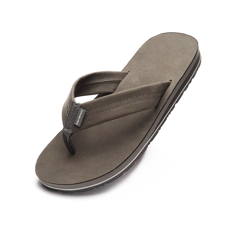 High Quality Printing Beach Sandals Flip-flops PU Antislip Sole Men Slippers Sandals China Flip Flops