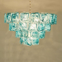 Lustre en verre de luxe français, luminaire suspendu moderne pour villa, salon, chambre à coucher, salle à manger, décoration d'hôtel