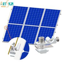 ArtSign Güneş Enerjisi Aksesuarları Topraklama Pabucu Alüminyum PV Modül Kablo Topraklama Kiti Güneş Enerjisi Montaj Sistemi için OEM ODM