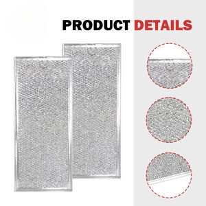 WB06X10596 Filtre à graisse pour <span class=keywords><strong>micro</strong></span>-ondes pour de nombreux filtres à mailles en aluminium DE63-00196A G E Samsungs W10208631A - Product Image 3