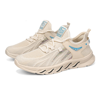 Zapatos Deportivos Antideslizantes Cómodos para Hombre, Estilo Casual de Corte Bajo, con Cordones, Suela Resistente al Desgaste, Color Sólido, Tela de Algodón