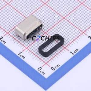 TYPE-C 6PFS 2J-H5.8 IPX8 USB Connector SMD Connector ( Connector Type: Type-C )( Protocol Standard: USB 3.1 )( Gender: Female ) - Product Image 1