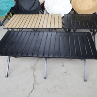 Table pliante portable multifonctionnelle moderne en métal pour pique-nique et camping, vente en gros personnalisée